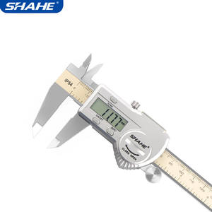 三和(shahe)数显游标卡尺文玩0-300mm防水高精度电子大屏不锈钢可