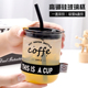水杯玻璃杯带盖杯子女新款咖啡杯女士个人专用饮料杯果茶杯吸管杯