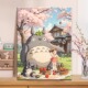 宫崎骏龙猫diy数字油画手工绘填涂色千与千寻波妞女孩油彩装饰画