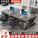 职员办公桌椅组合四六人位办公室家具电脑桌工位现代简约定制卡座