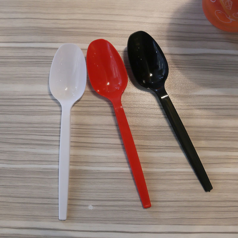 一次性餐具塑料勺子加厚/冰淇淋/沙拉/圣代勺冰沙勺羮100个/包|ruв категории посуда, посуда, вилка/ложка/палочки костюм - от Buy2taobao.com для оказания профессиональной услуги покупки агента Taobao