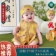 周岁礼服男宝宝抓周生日满月百天宴衣服婴儿唐装女宝夏季薄款套装