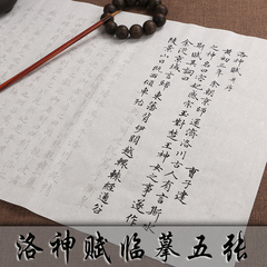 洛神赋半生熟毛笔字帖练字描红宣纸 临摹本入门小楷书法练习包邮