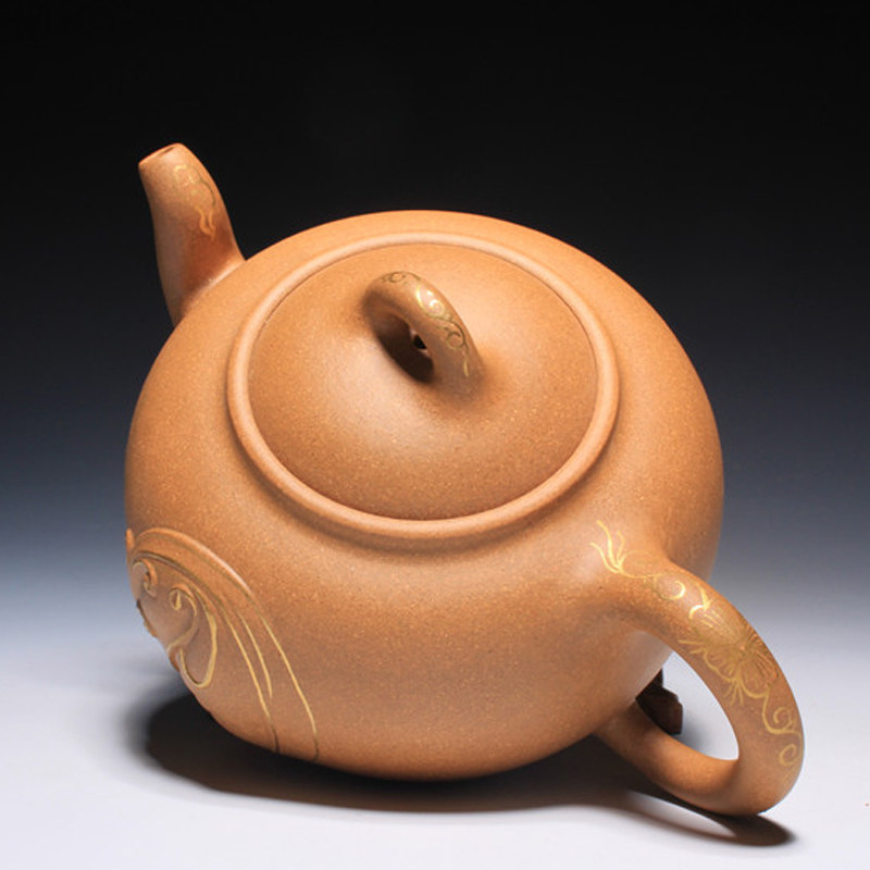 24k描金《菡萏壶》国家级工艺美术师邵美华