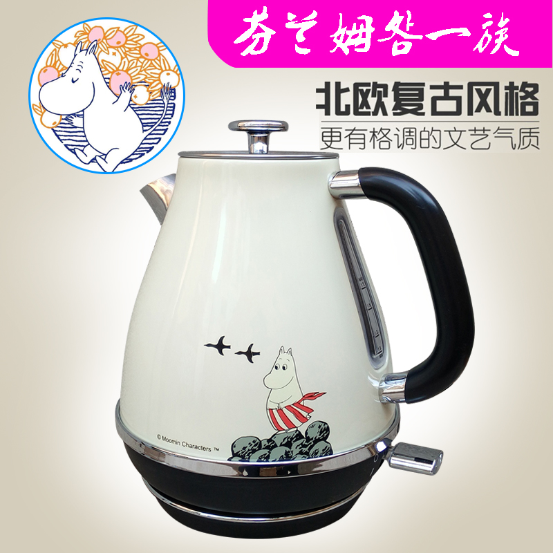 北欧MOOMIN姆明电热水壶家用304不锈钢卡通复古烧自动断电高颜值|msdalam kategori peralatan dapur, cerek elektrik - dari Buy2taobao.com untuk memberikan perkhidmatan ejen Taobao profesional membeli