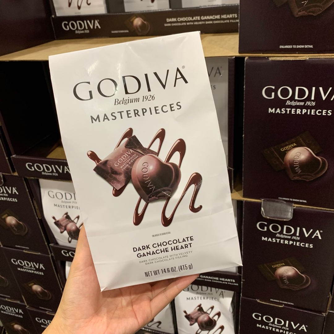 歌帝梵黑巧克力现货_北京现货godiva歌帝梵黑巧克力软心形夹心丝滑