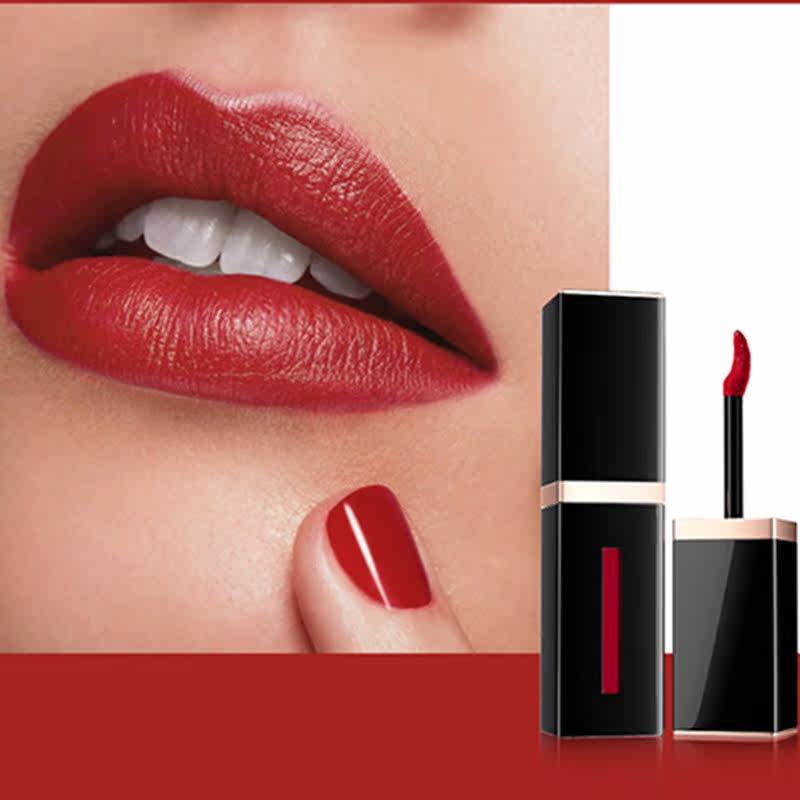 oushu欧束唇釉雾面哑光上色持久女学生款平价口红唇蜜彩妆正品