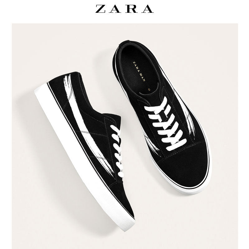 zara 12485202040 男款休闲板鞋