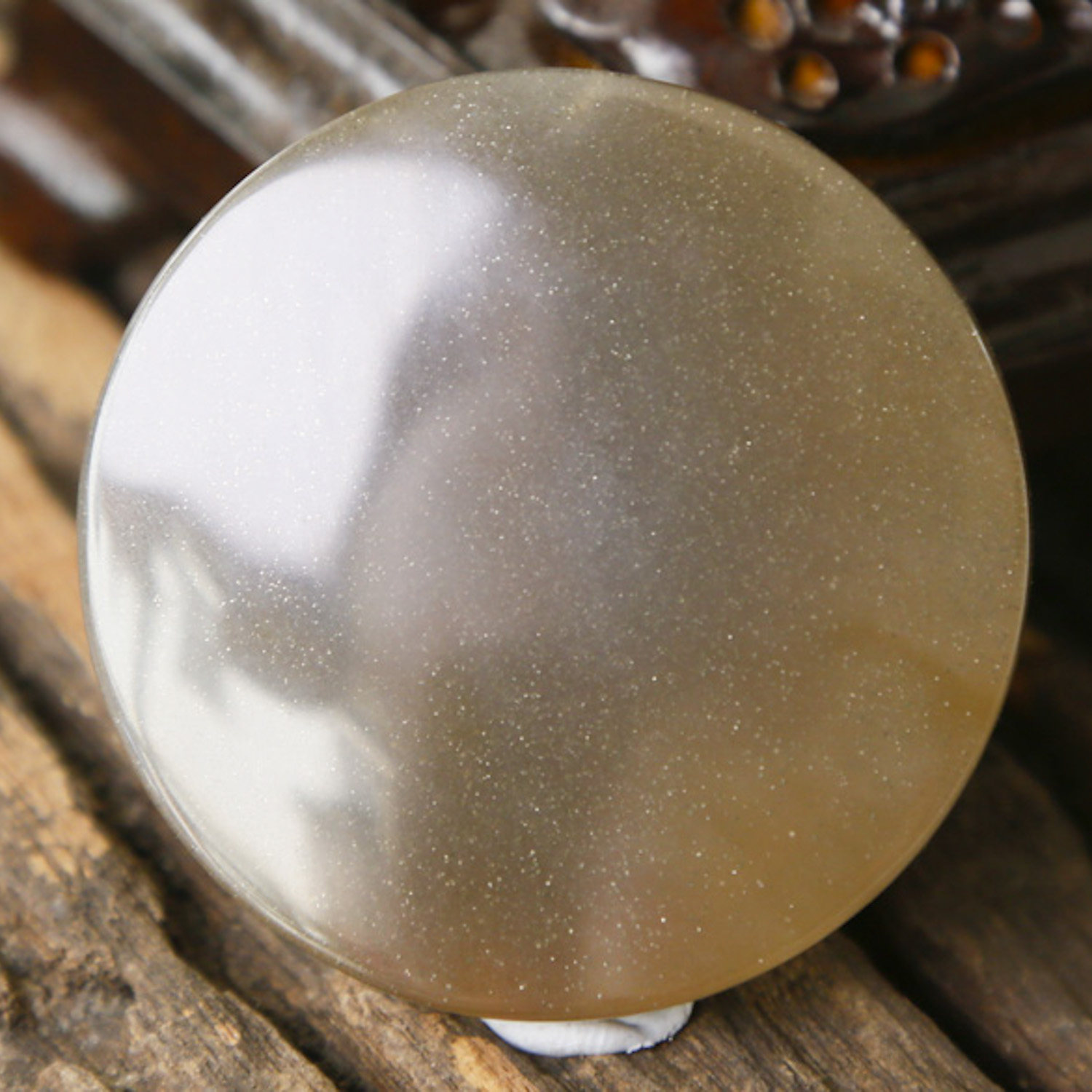 69.30g 精品金沙料三彩达摩悟道挂件 黄龙玉 jfw1-4a0816