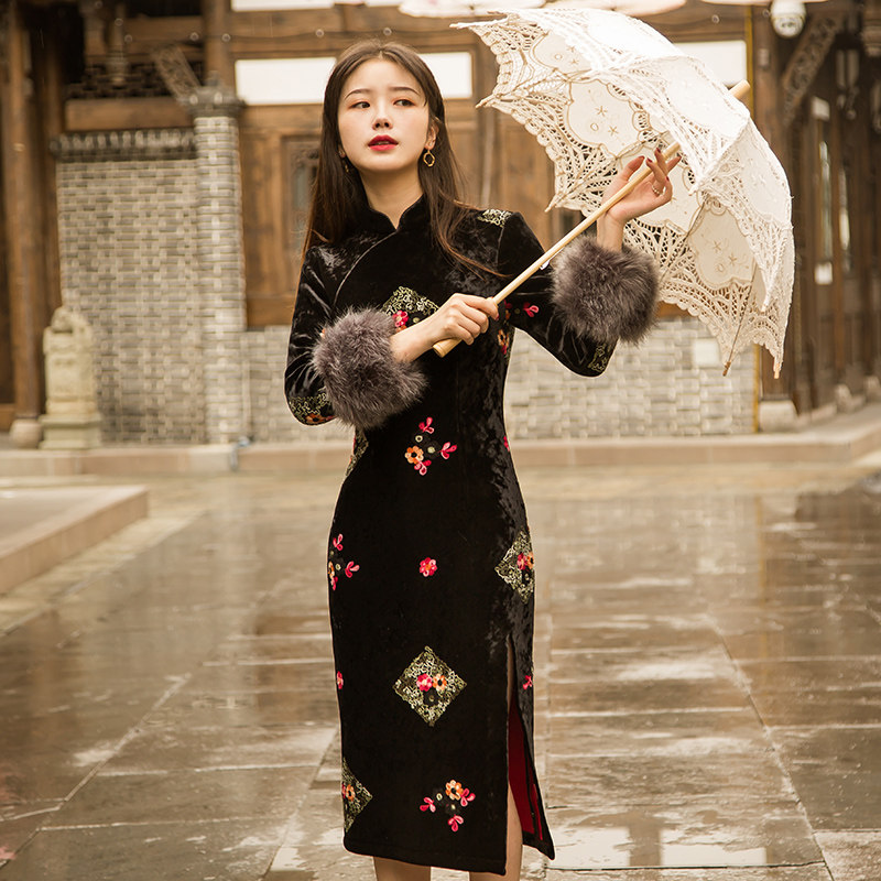 修身旗袍裙优惠券-搜券网