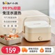 小熊免注水电热饭盒上班族插电加热烹饪机蒸煮抑菌料理机热饭神器