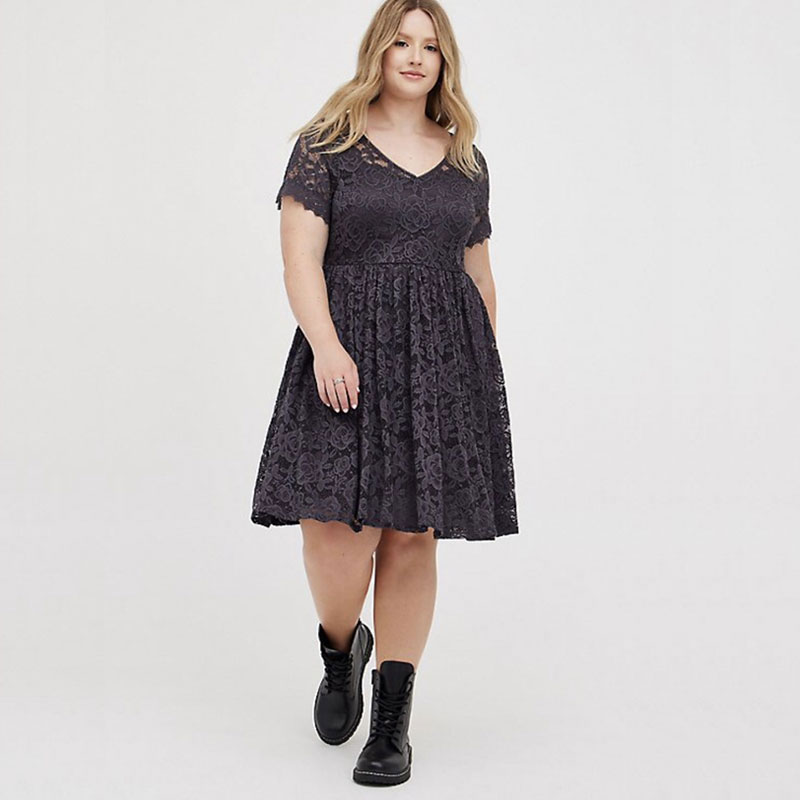 Plus Size Lace Dr