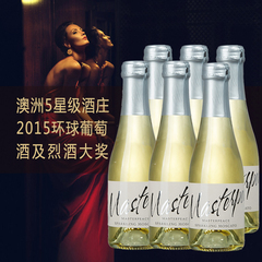 FEER MILLY澳洲皮士大师白葡萄酒起泡酒200ml*6小瓶酒原装原瓶