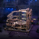 若态木质立体拼图3d模型拼装益智玩具夜城手工DIY轨道滚珠建筑