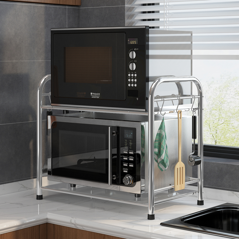304 Stainless steel kitchen Shelf Microwave oven rack double-deck Oven rack 2 Storage rack Seasoning Storage rackin the Kitchen/Cooking utensils , Kitchen Gadgets/Kitchen storage , Kitchen storage rack/Kitchen Shelf , Kitchen Shelf/Angle Brackets category - from Buy2taobao.com to provide professional Taobao agent buy service