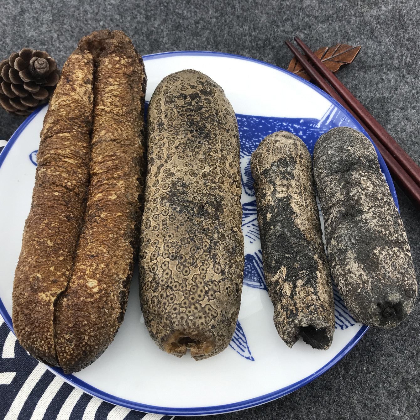 进口野生海参干货虎皮参海渗淡干海生干活酒店用料饺子馅煲汤包邮