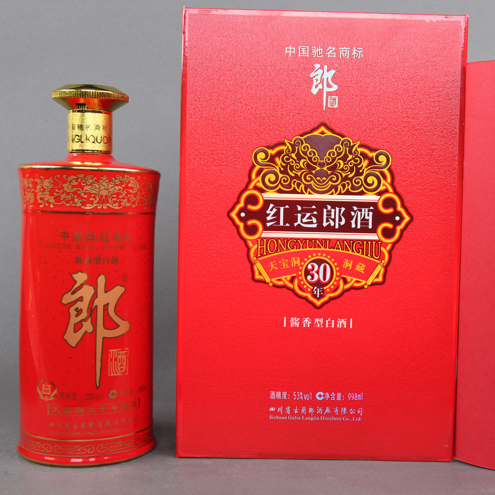 红运郎酒30年 53度 998ml 酱香
