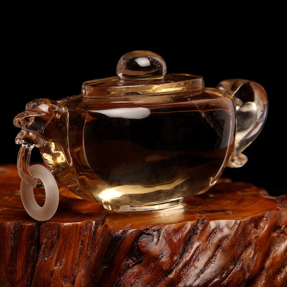 天然极品黄水晶摆件 晶体非常好 值得收藏