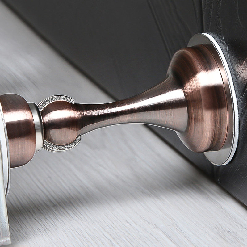 门吸免打孔新款不锈钢强磁防撞门挡器入户门卫生间门后固定吸门器