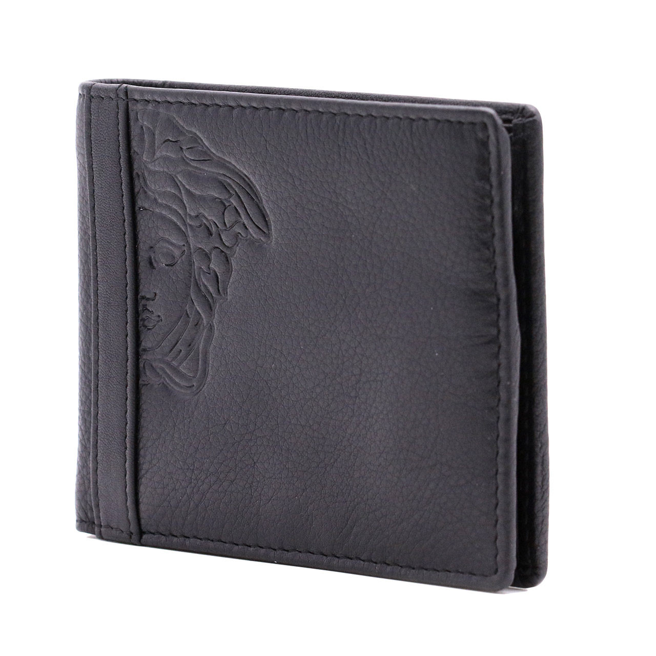 [9.5新]范思哲versace男士钱包黑色牛皮0104