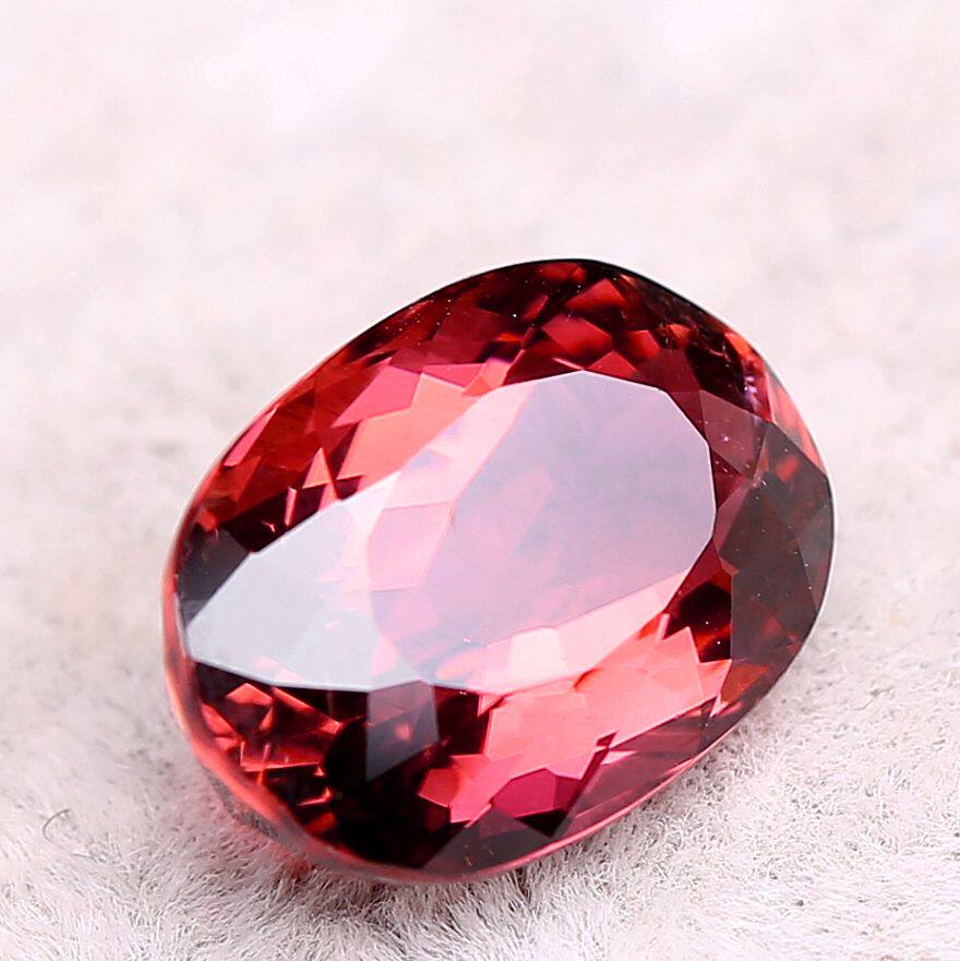 6.33ct 大颗粒天然全红碧玺裸石 可以镶嵌成戒面