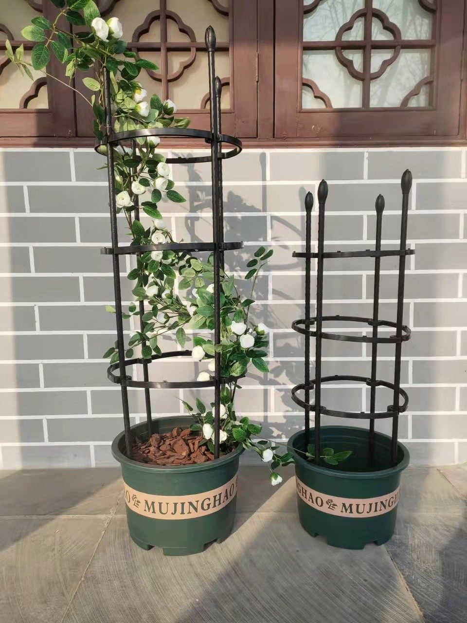 花架子爬藤架月季绿萝铁线莲防倒支撑杆花卉植物攀爬架蟹爪兰支架