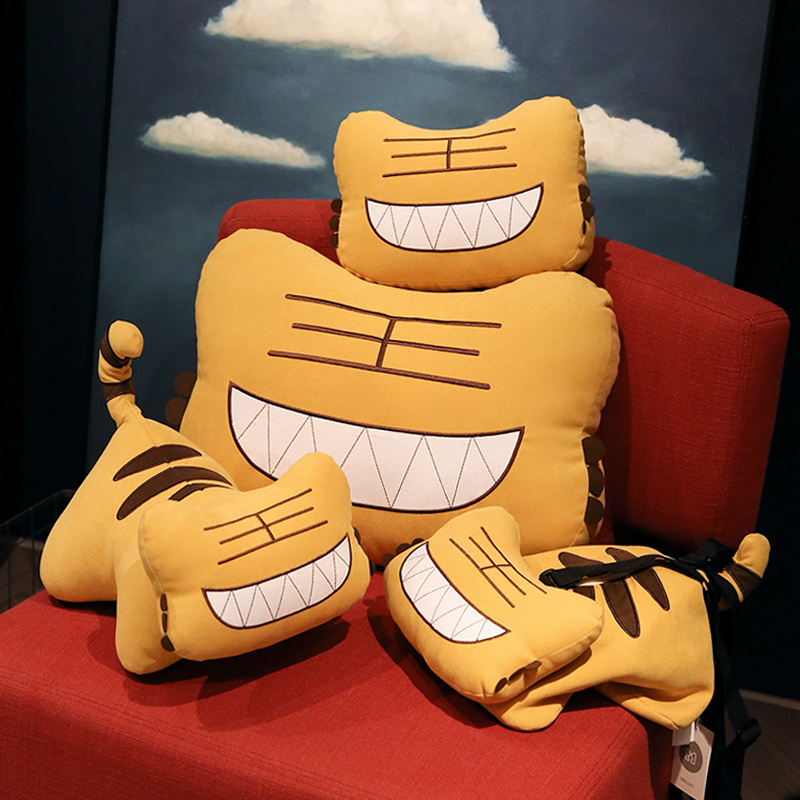 lovely tiger Lumbar pillow Pillows backrest Original Northern Europe sofa a living room Plush ins Pillows Cushion Dollin the Home Fabric , Pillow/Pillow category - from Buy2taobao.com to provide professional Taobao agent buy service