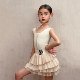 梵蒂恺2025新款夏季拉丁舞服女童练功服儿童高级感演出舞蹈服套装