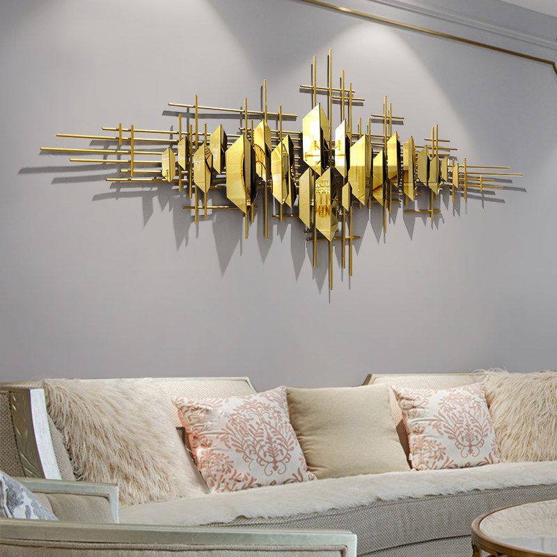 现代金属挂件轻奢装饰品壁挂客厅沙发背景墙壁饰简约挂饰创意墙饰