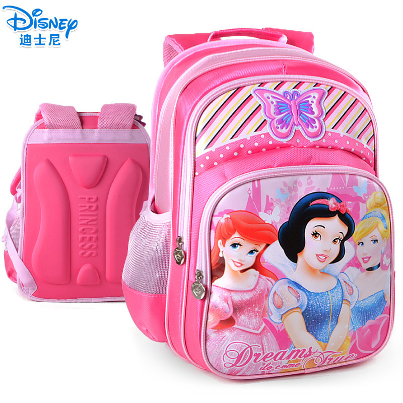 迪士尼书包小学生女孩白雪公主一到三年级儿童背包可爱卡通双肩包