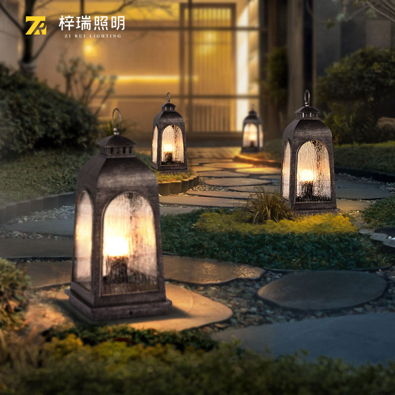 户外灯复古庭院灯欧式别墅草坪灯露台景观灯防水落地灯花园装饰灯|ruв категории награду материалов, огни освещения, наружного освещения, конец сцены стол освещения - от Buy2taobao.com для оказания профессиональной услуги покупки агента Taobao