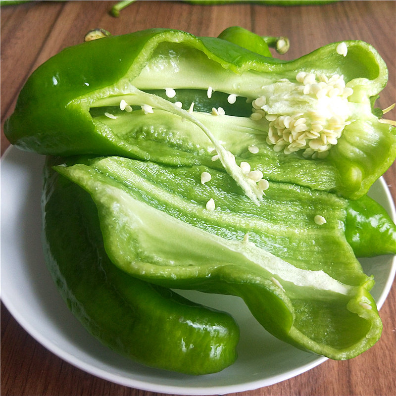 湖南菜辣椒3斤 应季新鲜蔬菜菜椒肉椒虎皮湘西农家自种辣椒脆嫩-麦生