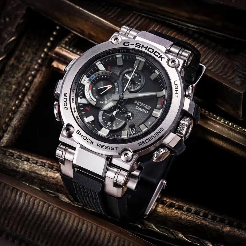 卡西欧gshock光能电波蓝牙时尚运动防水手表男mtg-b1000b-1a/1a4