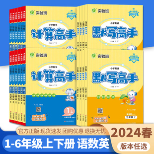 2024春雨小学计算高手二年级默写高手一年级应用题解题高手三四五六上下册语文人教数学苏教版英语译林版专项练习册教材同步训练