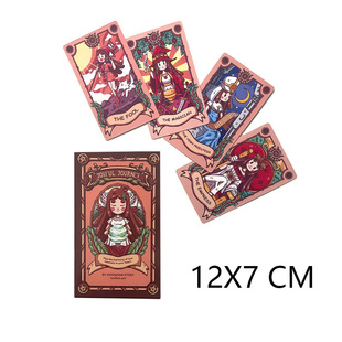 快乐之旅塔罗牌12X7cm Joyful Journey Tarot 英文卡罗牌卡牌游戏