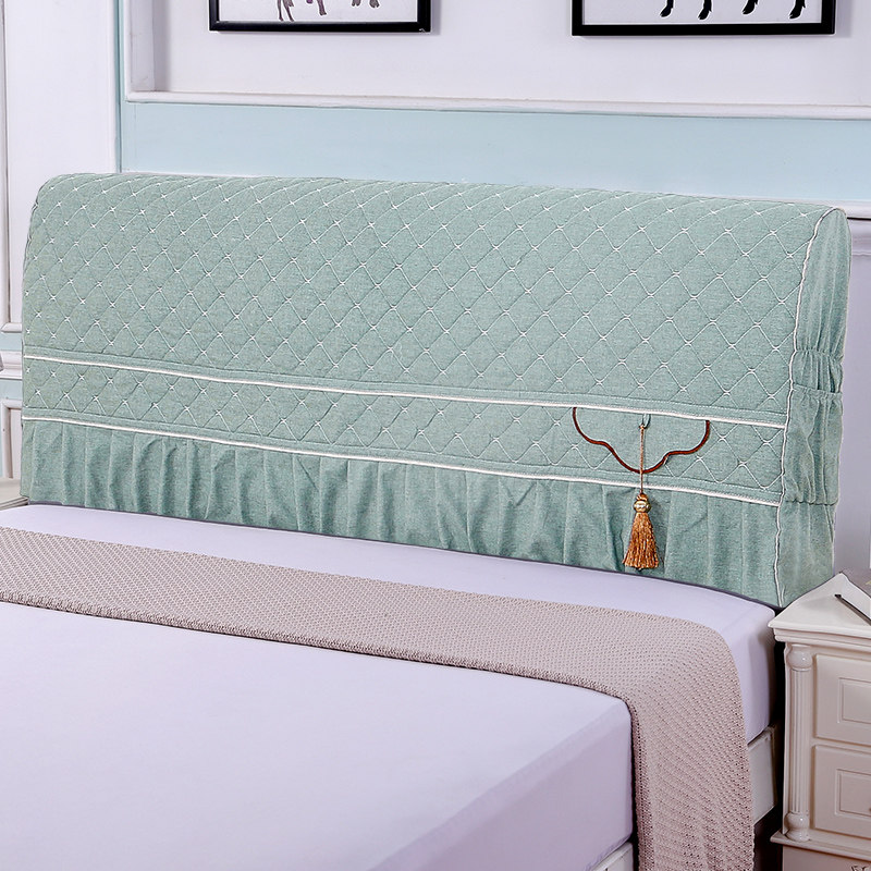 床头软包床头罩公主