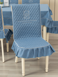 餐椅套凳子套罩实木椅子坐垫套罩可拆洗餐椅套罩桌布椅子套家用加