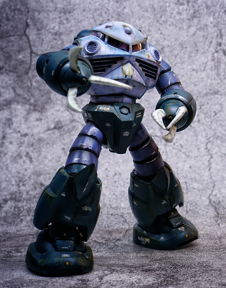 fox场景万代mg魔蟹代工旧化战损场景情景高达地台成品重涂