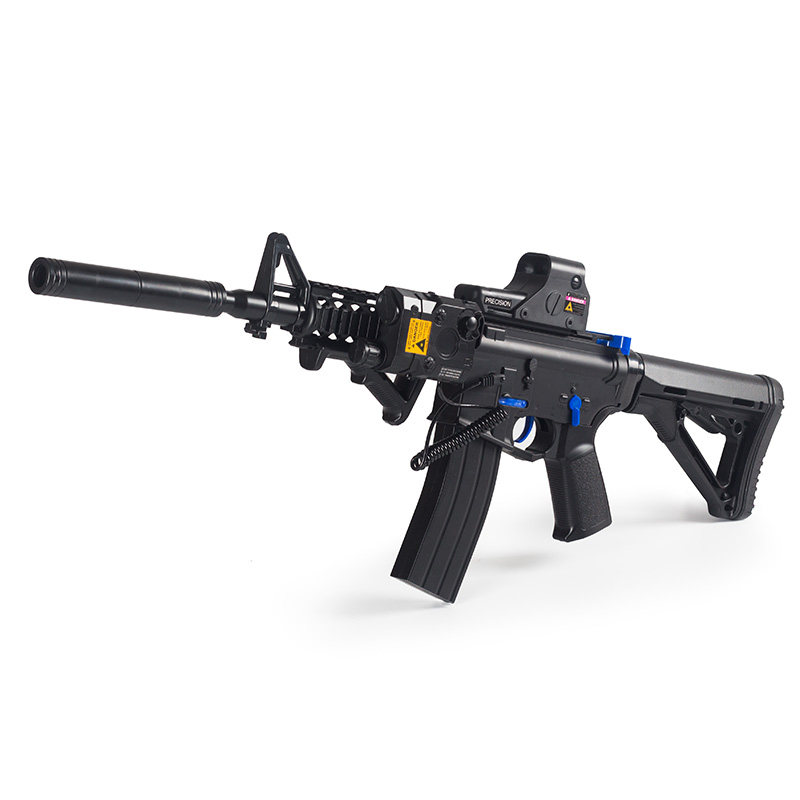 锦明下供弹m4水弹枪一代二代 真人cs电动连发可发射子弹玩具枪