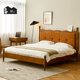 欧式复古实木软包床小户型简约法式卧室双人床主卧架子床1.8m1.5m