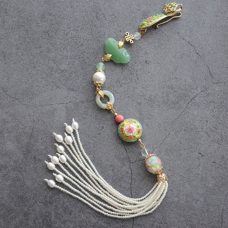 8旗袍压襟挂件吊坠流苏蝴蝶扣坠挂饰古风古典配饰茶服古典国风饰品已