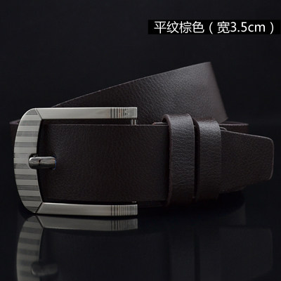 雪绯伦 精品 男士商务 皮带 腰带 男 韩版针扣皮带裤带