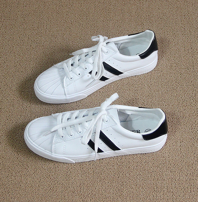 热销贝壳头女鞋韩版 原宿 百搭休闲