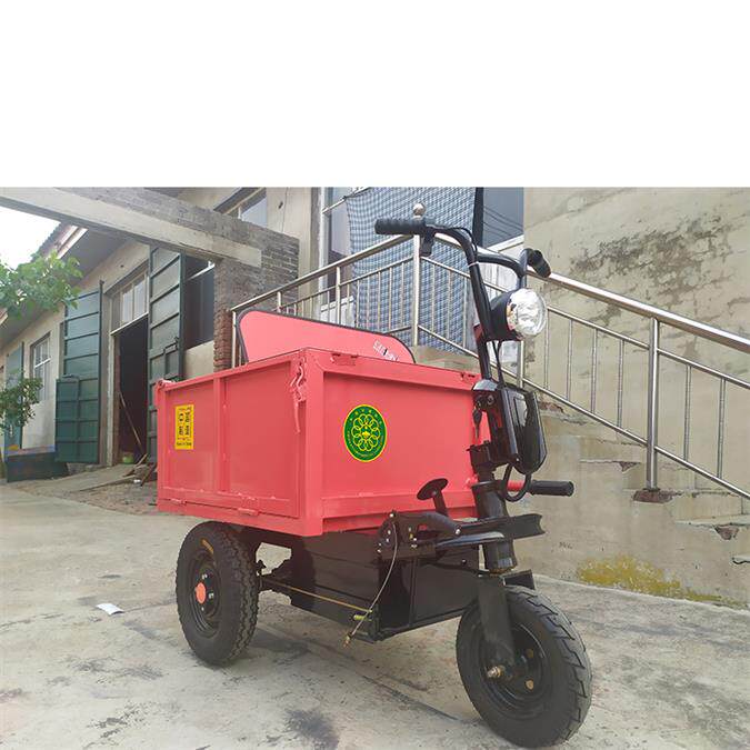高端21建z筑工地电动三轮车手推灰斗g拉用车农砖养殖清粪送料奢华