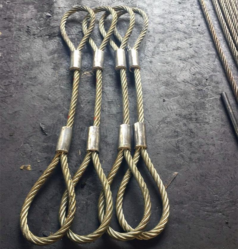 高端起压头钢丝绳索8c机器压制铅封吊h索软丝具0可按需定制管奢华