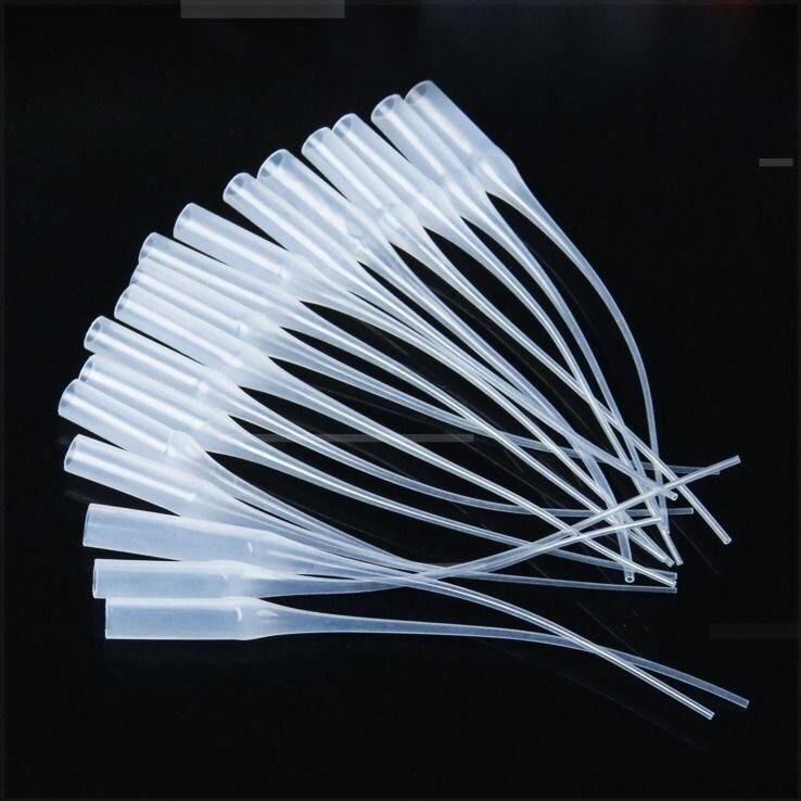 高端0支 胶水滴管点尾v针y头老秒胶粘管三鼠胶延长软管奢华