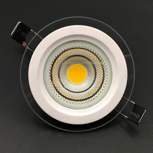 玻璃射灯led天花灯嵌入式图片