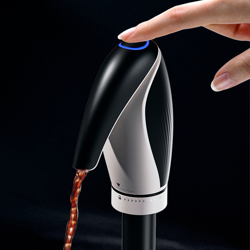 新款智能醒酒器家用红酒快速电动醒酒器葡萄酒便携引酒器保鲜酒塞