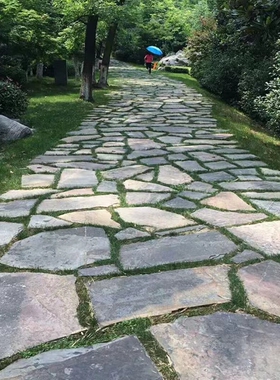 天然青石板页岩碎拼不规则乱石板