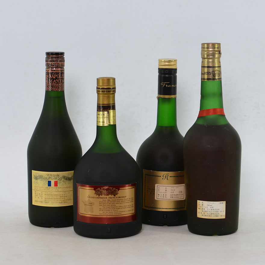 【52】80年代 法国napoleon白兰地 700ml 4瓶